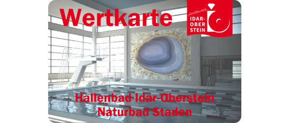 Die Grafik zeigt die Wertkarte für die städtischen Bäder.